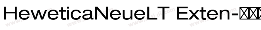 HeweticaNeueLT Exten字体转换